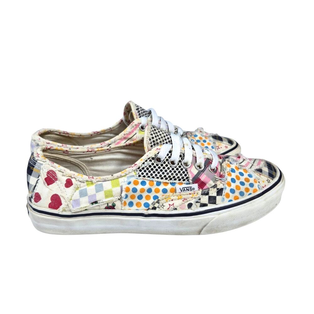 Limited Edition Vintage Y2K Vans off the Wall Low Top Patchwork Era Sneakers 9.5